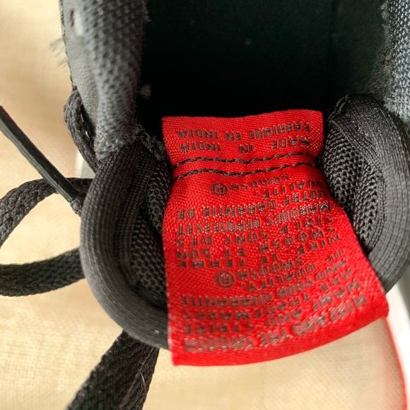 Kids Nike Air Force 1 red/black/white - Picture 6 of 7